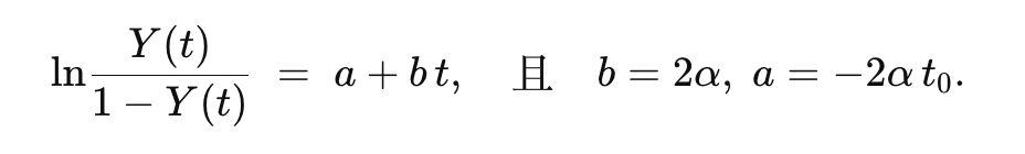 Fisher-Pry logit公式