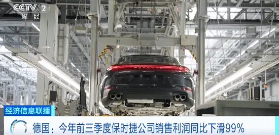 保时捷销售利润同比下滑99%